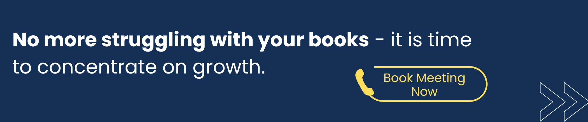 No more struggling with your books--it is time to concentrate on growth